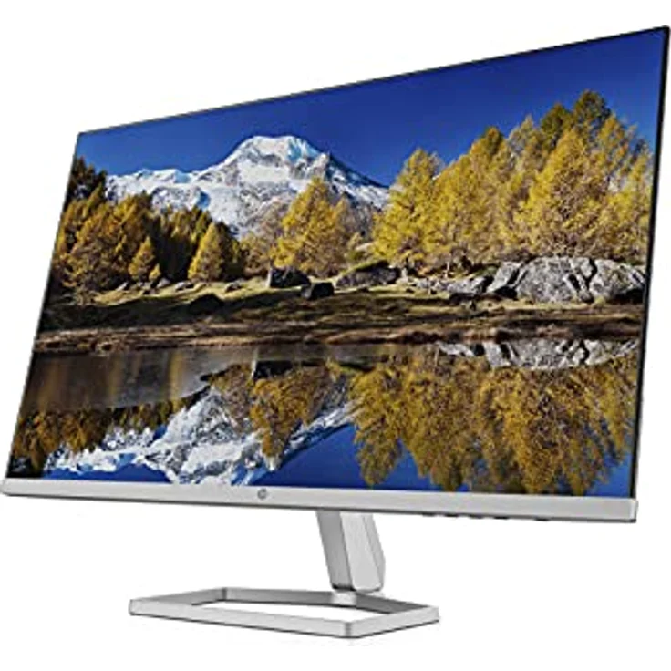 HP M27fq Monitor - 27 Zoll Bildschirm, QHD Display, 75Hz, 5ms Reaktionszeit, VGA, 2xHDMI, Displayport, silber/schwarz – Bild 2