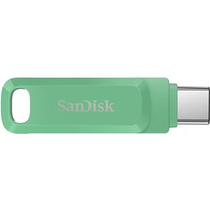 SanDisk 1 TB Ultra Dual Drive Go USB Typ-C Flash-Laufwerk mit beidseitig einsteckbaren Typ-C und Typ-A Steckverbindern - Grün – Bild 2