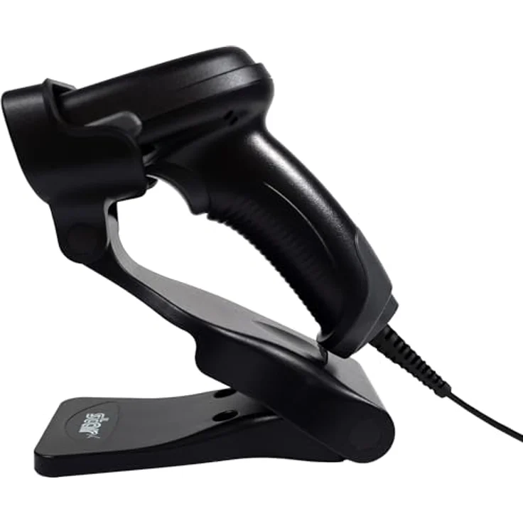 Star Micronics BSH-20U Barcode-Scanner USB 1D/2D mit Handkabel und Halterung, IP42, kompatibel mit MC-Print und mPOP, Schwarz – Bild 4