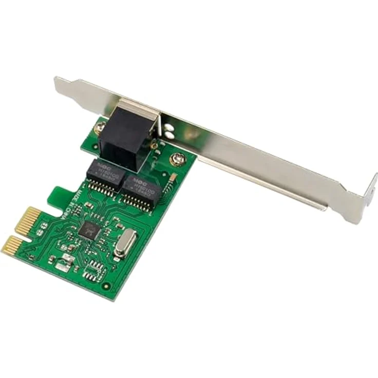 InLine Gigabit Netzwerkkarte PCIe x1, RJ45 LAN Karte 10/100/1000 Mb/s, Realtek RTL8111F, Low Profile, Wake-on-LAN, für Windows/Linux Server/Desktop, 51127F – Bild 4