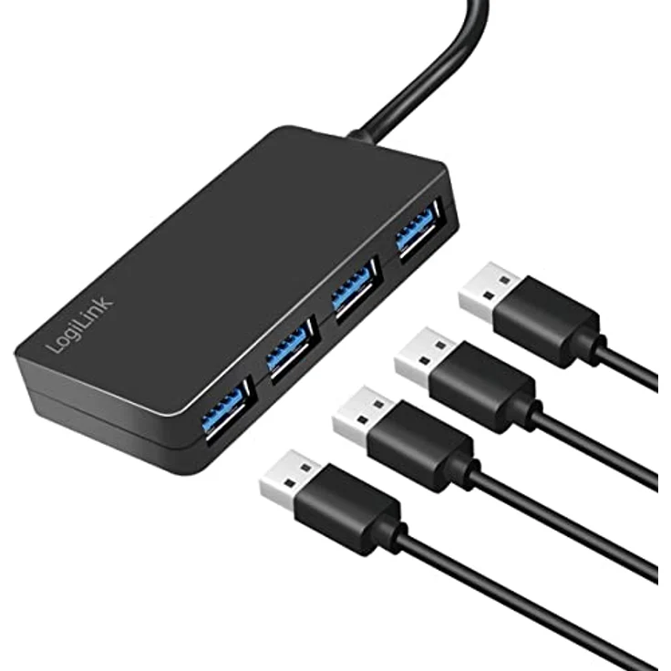 LogiLink USB 3.2 (Gen1) 4-Port Hub mit Überstrom- und Überspannungsschutz – Bild 3