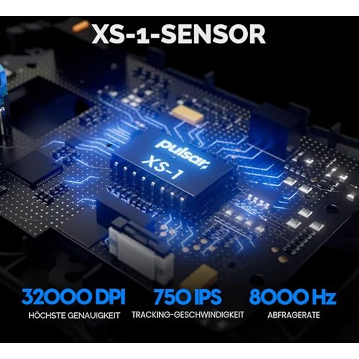 Pulsar Pulsar Gaming Gears X2H v3 eS, Kabellose Gaming-Maus mit 32000 DPI, 750 IPS, Ultraleicht und symmetrisch, Schwarz – Bild 3