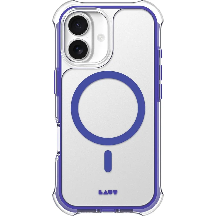 Laut Aero Protect Case für Apple iPhone 17, MagSafe-kompatible Smartphone Hülle mit 360° Air Cushion, Blau