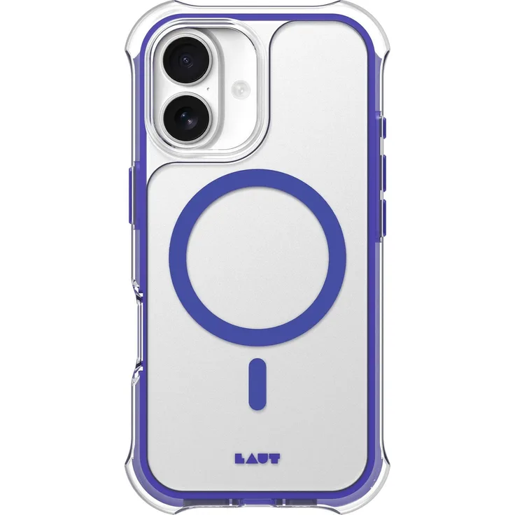 Laut Aero Protect Case für Apple iPhone 17, MagSafe-kompatible Smartphone Hülle mit 360° Air Cushion, Blau