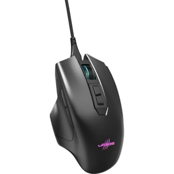 Urage Reaper 410 (Kabelgebunden), Präzise Gaming-Maus mit Pixart-Gaming-Sensor, Schwarz – Bild 3