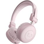 Fresh 'n Rebel Code Core, Bluetooth-Kopfhörer on-Ear, kabellos, 30 Stunden Spielzeit, mit Mikrofon und Sprachassistent, Lautstärkeregler und Wiedergabe/Pause-Tasten, faltbar (Smokey Pink)