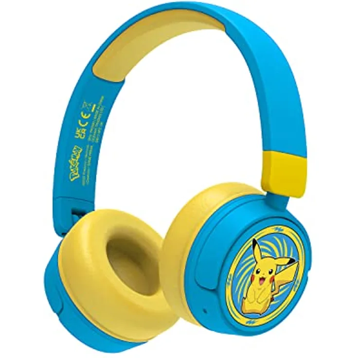 OTL Technologies Kinder-Kopfhörer kabellos Pokemon Pikachu Bluetooth faltbar