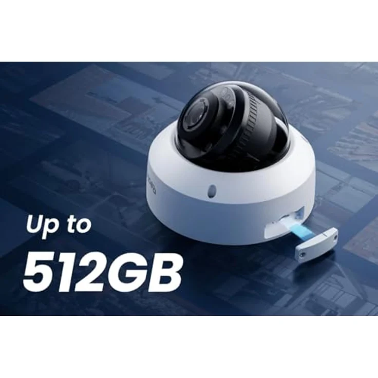 Reolink RP-PCV8MZ, Vandalismusgeschützte 8 MP PoE Dome Überwachungskamera mit 5-fach optischem Zoom, 4K und ReoNeura KI Technologie – Bild 2