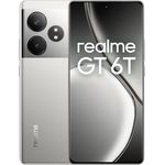 realme GT 6T 5G Smartphone 8+256 GB, Snapdragon 7+ Gen 3 Flagship Chipset, 120Hz 6000nit Hyper Display, 120W SUPERVOOC Charge, 5500mAh Massive Battery, Sony 50MP OIS Camera, Fluid Silver