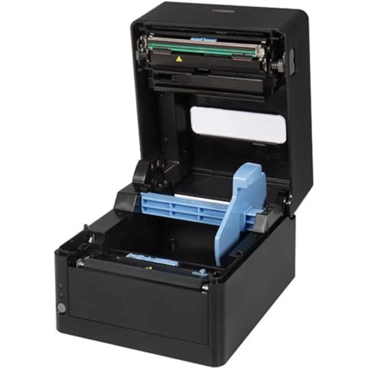 Citizen CL-E300, Etikettendrucker mit Thermodirekt-Technologie, 203 dpi, 200 mm/s, LAN, USB, seriell, Schwarz – Bild 3
