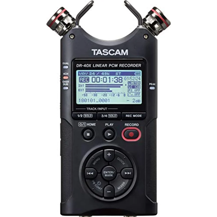 Tascam DR-40X Tragbarer Audio-Recorder mit 4 Strecken – Bild 2