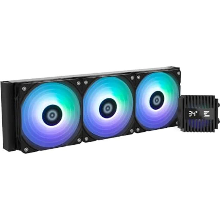 Zalman Kit Watercooling AIO Alpha2 RGB 360mm (Noir) - Wasserkühlung ALPHA2A36BLACK – Bild 1