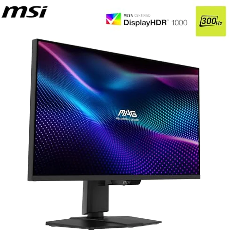 MSI MAG 274QPF X30MV Gaming Monitor 27 Zoll WQHD, Rapid VA Mini-LED, 300 Hz, 0,5 ms, DisplayHDR 1000, HDMI 2.1, DP 1.4a, höhenverstellbar, Schwarz – Bild 3