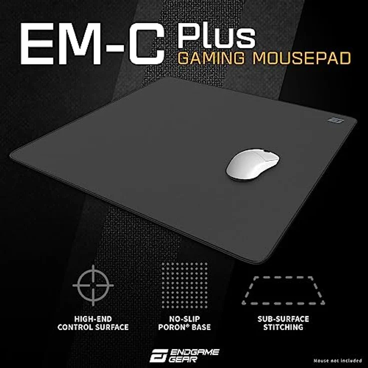 Endgame Gear EM-C Plus PORON Gaming Mauspad - schwarz, Mausmatte, Schwarz – Bild 2