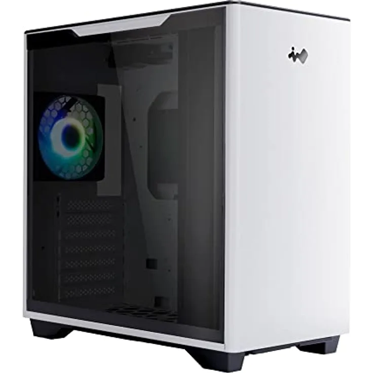 IN WIN A3, weiß - Kompaktes E-ATX-Gehäuse mit vertikalem Luftstrom-Layout