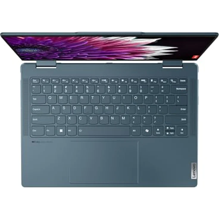 Lenovo Yoga 7 2-in-1 Convertible Laptop, 14" 2.8K WUXGA OLED, Intel Core Ultra 7 155H, 32GB RAM, 1TB SSD, Intel Arc Grafik, Windows 11 Home, QWERTZ, blau, 3 Monate Premium Care – Bild 2