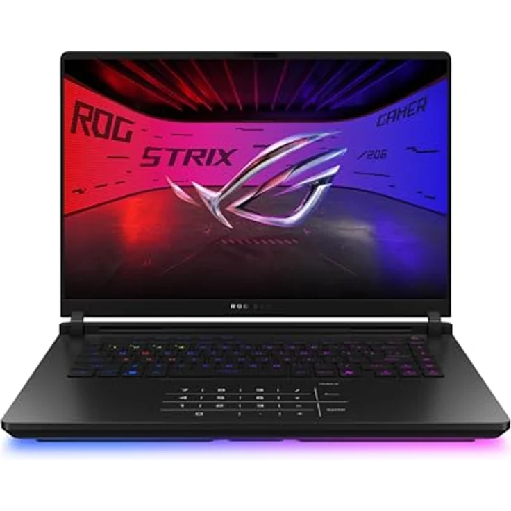 ASUS ROG Strix Scar 16 G635LX-RW110W, Gaming-Notebook mit Intel Core Ultra 9 275HX, 64 GB RAM, 1 TB SSD, NVIDIA GeForce RTX 5090, 16" WQXGA Display, schwarz – Bild 1