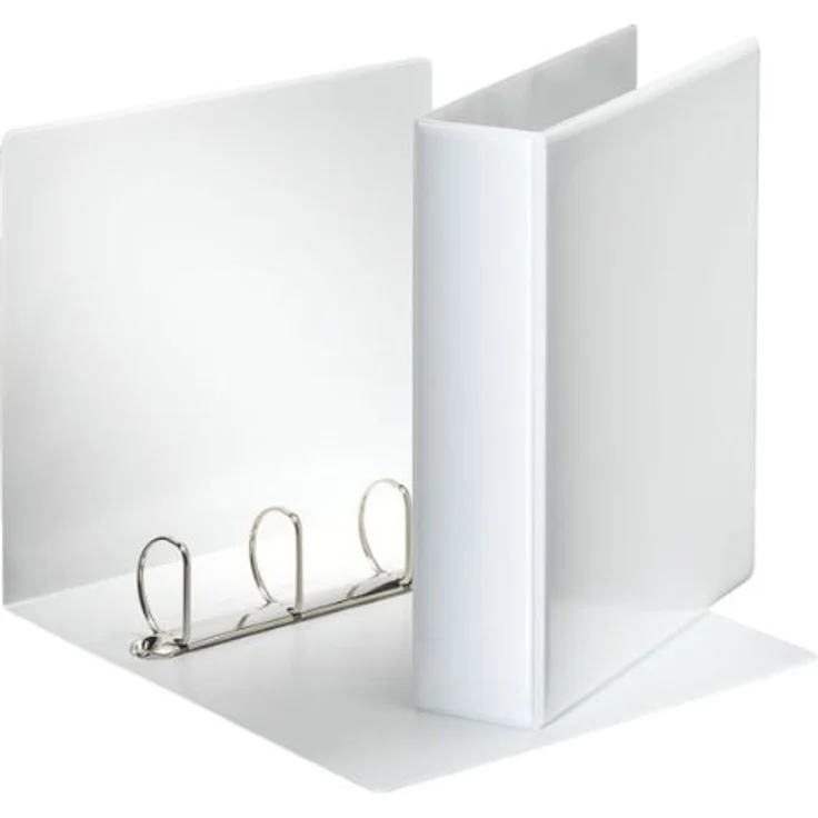 ESSELTE Präsentationsordner, Ringbuch mit 4-Ring-Comi-D-Mechanik, A4, weiss – Bild 7