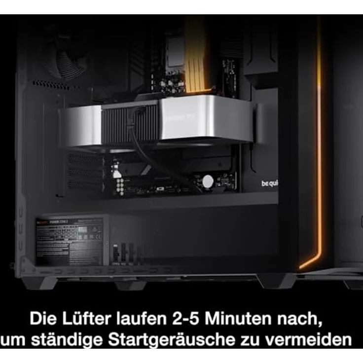 be quiet! Power Zone 2 80 PLUS Platinum Netzteil, vollmodular, ATX 3.1, PCIe 5.1 - 750 Watt, schwarz - Hocheffizientes ATX-3.1-Netzteil mit 80 PLUS Platinum und 140-mm-Lüfter – Bild 4