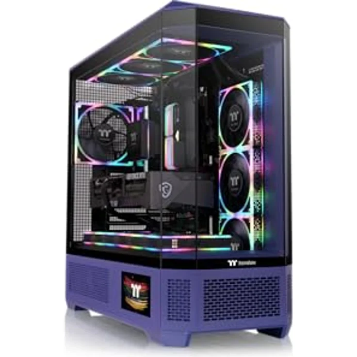 Thermaltake View 600 TG, Full Tower PC-Gehäuse mit vier TG-Blenden und E-ATX-Unterstützung, Future Dusk – Bild 1
