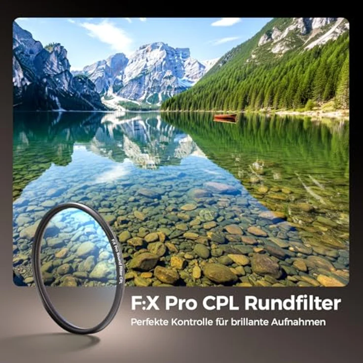 Rollei Extremium Rundfilter CPL 62 mm (1 Stopp) - Polarisationsfilter (Polfilter) mit Titan-Ring aus Gorilla Glas mit spezieller Beschichtung - Größe: 62 mm – Bild 4