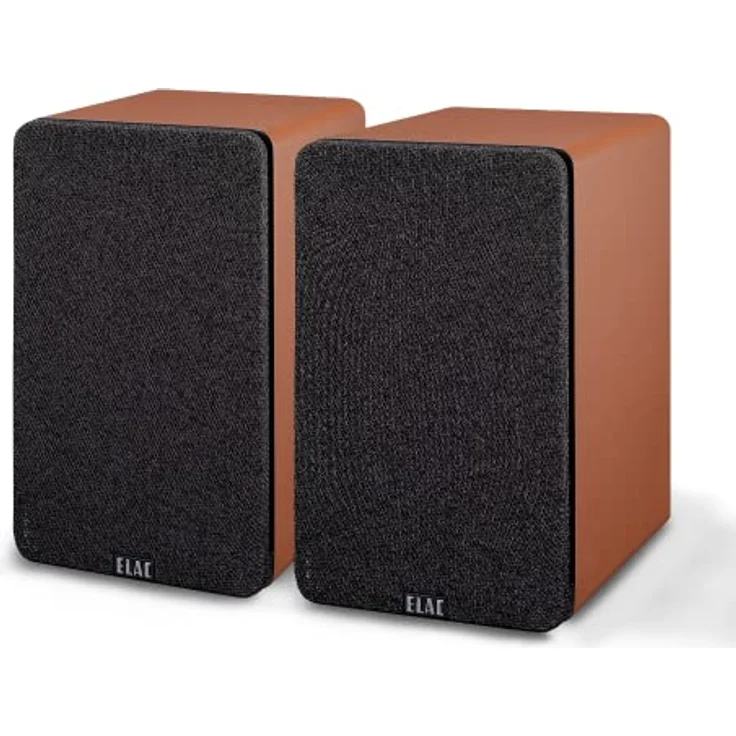 ELAC Kompakt Lautsprecher Debut ConneX DCB41, Boxen für Audiowiedergabe via HDMI, USB, Phono & Bluetooth, exzellenter Klang & hochwertiges Design, 1 Aktivlautsprecher-Set, Orange – Bild 2
