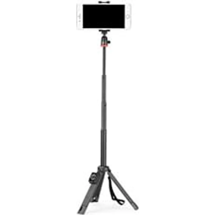 JOBY JB01550-BWW TelePod Mobile Stativ (geeignet ür Smartphone und Kamera inkl. Bluetooth Auslöser, Einbeinstativ -Selfie-Stick - Vlogging, Stativ mit Kugelkopf) – Bild 4