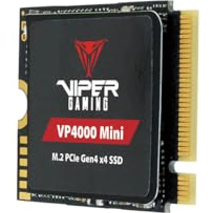Patriot Memory Viper VP4000 Mini 500GB M.2 PCIe Gen4 x4 SSD - Solid State Drive - VP4000M500GM23, 4.700 MB/s Lesegeschwindigkeit, 1.700 MB/s Schreibgeschwindigkeit, NVMe 1.4 konform – Bild 4