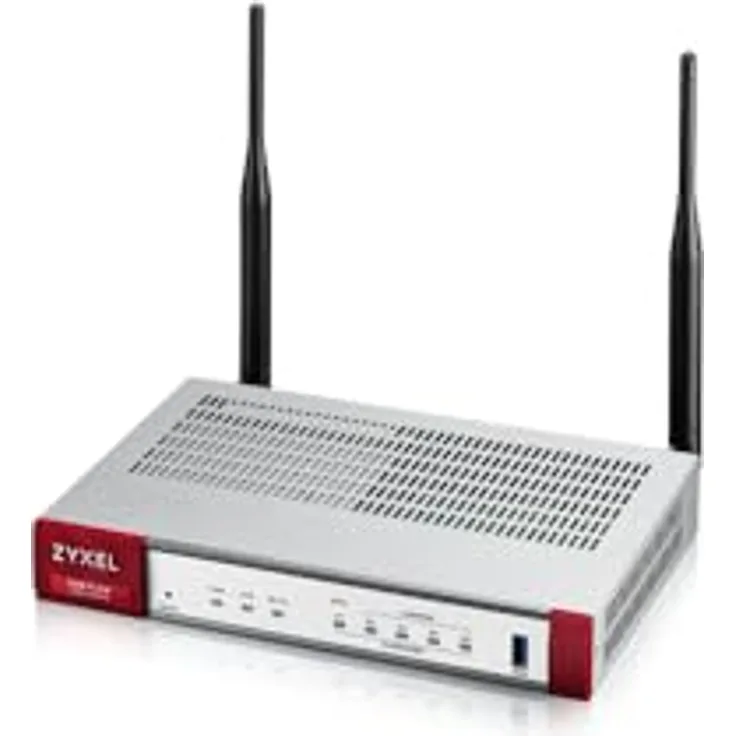 ZYXEL ZyWALL USG Flex 100AX Network Security/UTM Firewall Appliance inklusive 1-Jahres-UTM-Sicherheitspaket, 900 Mbit/s Firewall-Durchsatz, 360 Mbit/s UTM-Durchsatz, 802.11ax Wireless