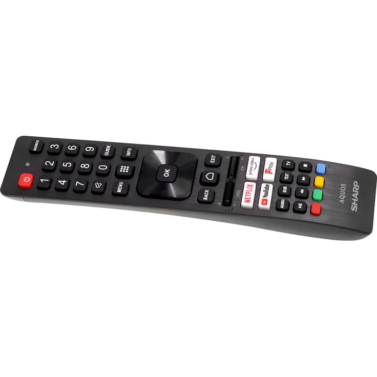 Sharp SHW/RMC/0137N, Fernbedienung für 2T-C40FH... TV Fernseher, hochwertiges Original Ersatzteil, passgenau