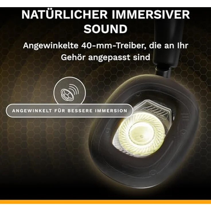 GLORIOUS GHS Eternal, Stereo-Gaming-Headset für PC, PS5, PS4, Xbox, Switch – abnehmbares Mikrofon, 3,5 mm, langlebig, ganztägiger Schwarz – Bild 3