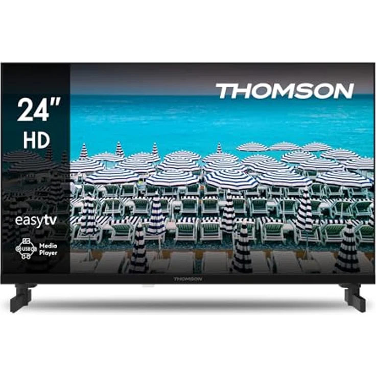 Thomson 24 Zoll (60 cm) Easy TV LED HD TV – 24HD2S13-2023, Triple-Tuner, CI+, Rahmenloses Design, rahmenloses Design – Bild 1