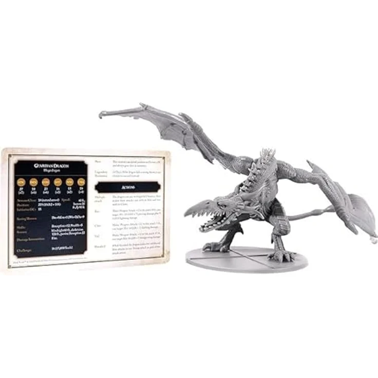 Steamforged Games SFDS-RPG006 Dark Souls Wächterdrache RPG Mini-Guardian Dragon, Einheitsgröße, offzielle DARK SOULS Miniatur mit auffälliger Detailgenauigkeit – Bild 3