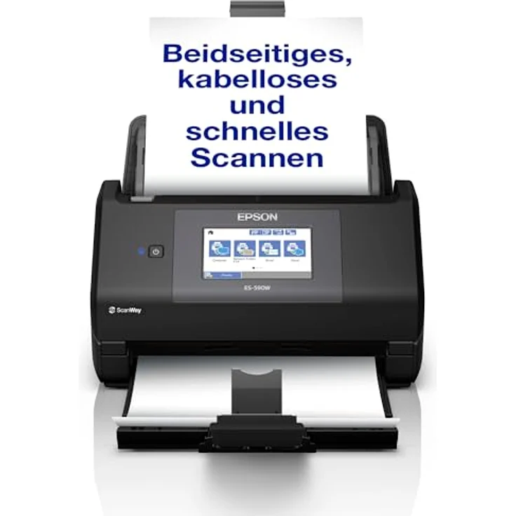 Epson WorkForce ES-590W, Dokumentenscanner mit 600 x 600 dpi, Duplex-Funktion, 45 Seiten/Min, schwarz – Bild 1