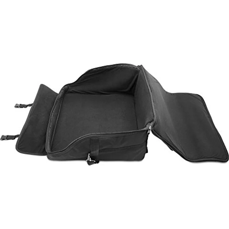 Alpenklang Akkordeontasche für 72 Bass Akkordeon (Schwarz, Schultergurte, wasserabweisend, gepolstert) – Bild 3