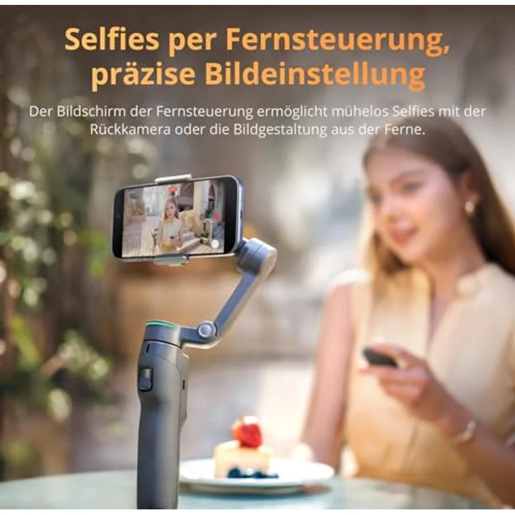 DJI Osmo Mobile 8P Creator Combo, Smartphone-Gimbal mit 3-Achsen-Stabilisierung und 10 Stunden Akkulaufzeit – Bild 2