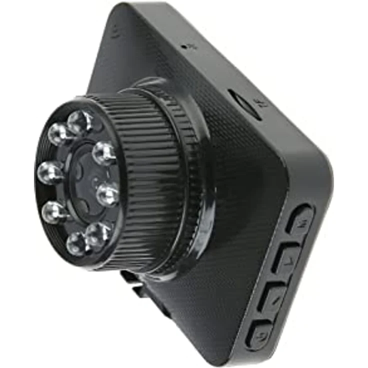MANTA Dashcam Auto Vorne Autokamera 720P HD Loop-Aufnahm LCD 2,4" Display Automatische Aufnahme miniUSB - Dashcam für Autos mit G-Sensor DVR302H – Bild 3