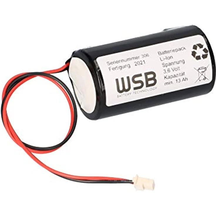Akkuman Lithium Batterie kompatibel Visonic Sirene 710 720 730 730-8AC Typ ER34615M/W200 0-9912-K, gezielte Ersatzlösung für zuverlässige Energieversorgung – Bild 1