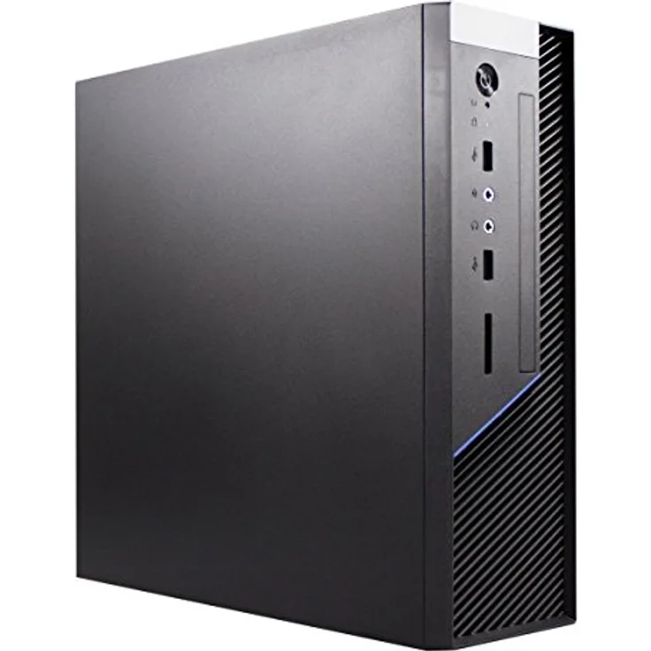Unykach Caviar 1K Mini DTX/ITX PC-Gehäuse (Tower, PC, SGCC, schwarz, ITX, 6 cm) (52092)