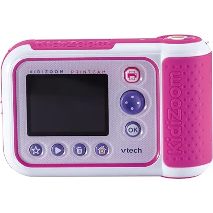 Vtech KidiZoom Print Cam Scrapbook Bundle pink, kreative Kamera mit Sofortdruckfunktion, inkl. Scrapbook, Stickern, Stift und Druckerpapier – Bild 5