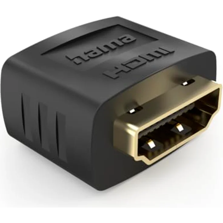 Hama HDMI Adapter 200356, Weiblich Gerade auf HDMI Typ A, Kupplung 8K, Schwarz – Bild 3