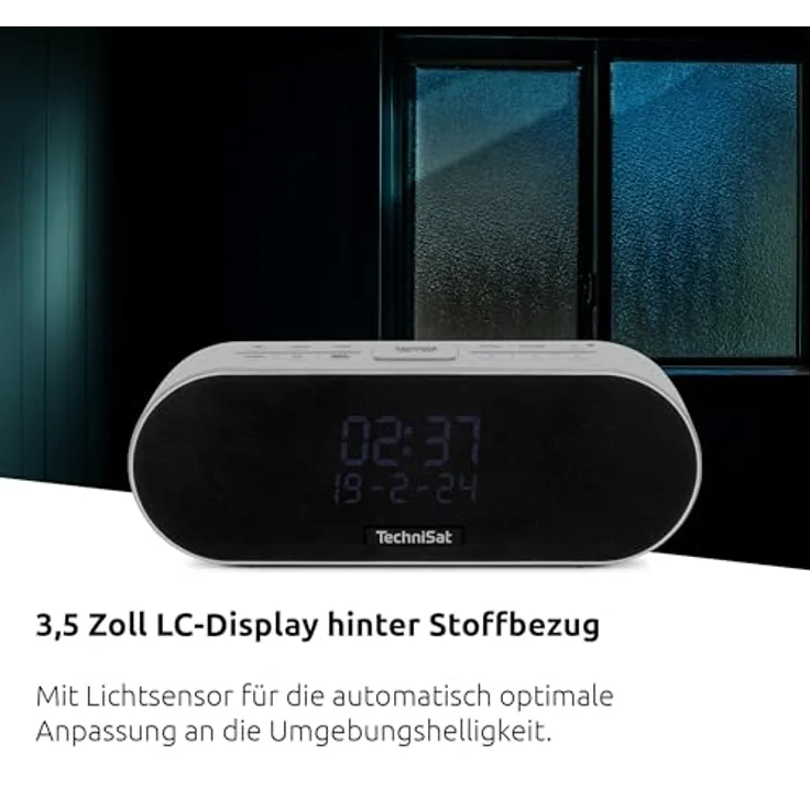 TechniSat DigitRadio 53 BT (FM, DAB+, UKW), Radio, Schwarz, Weiss – Bild 4