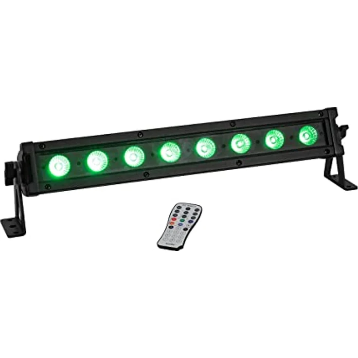 EUROLITE LED IP T-Bar 8 QCL Leiste | Wetterfeste (IP65) Leiste mit RGBW-Farbmischung, incl. IR-Fernbedienung – Bild 1