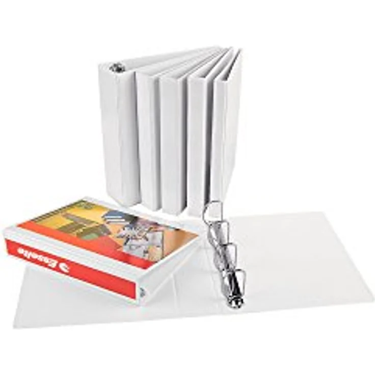 ESSELTE Präsentationsordner, Ringbuch A4 mit 4-Ring-Reißmechanik, weiss – Bild 8