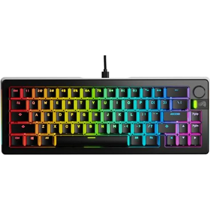Glorious GMMK 3 Pro, 65 % Custom Gaming-Tastatur mit Fox Switches, kabelgebunden, RGB-Hintergrundbeleuchtung, schwarz – Bild 7