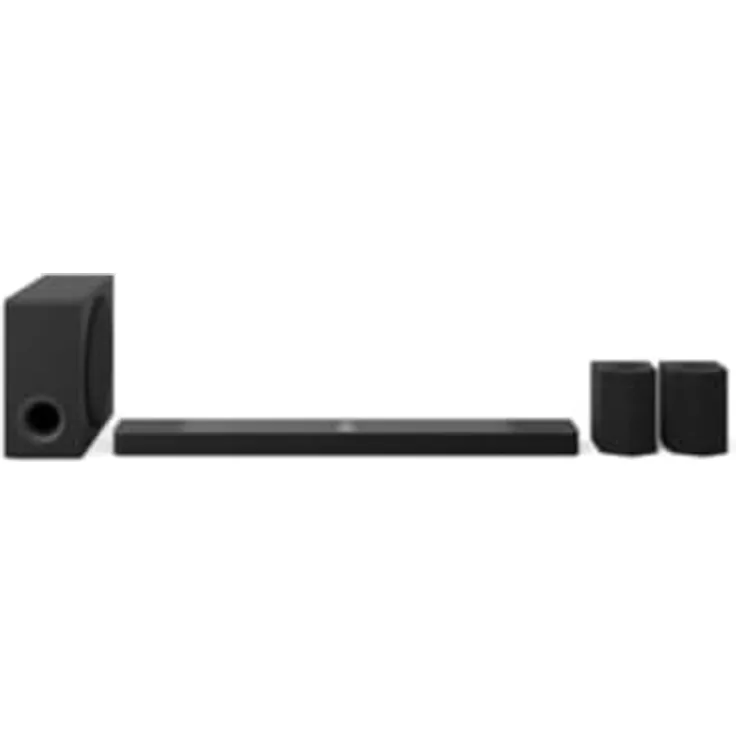 LG S95TR Intelligente Soundbar, 810 W, 9.1.5 Kanäle, Surround-Sound, Dolby Atmos und DTS, breite Konnektivität, Bluetooth, USB, optischer Eingang, Schwarz