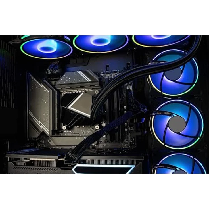 Captiva PC Highend Gaming R90-357, Ryzen 9 9950X3D/RTX5070 Ti 16GB GDDR7/SSD 2TB/64GB/WLAN/Windows 11 Home 64-bit, schwarz – Bild 7