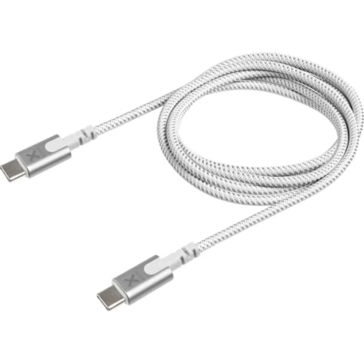 Xtorm Original Cable Series, USB-C zu USB-C PD Kabel, 240W Schnellladekabel, 2 Meter, weiß – Bild 3