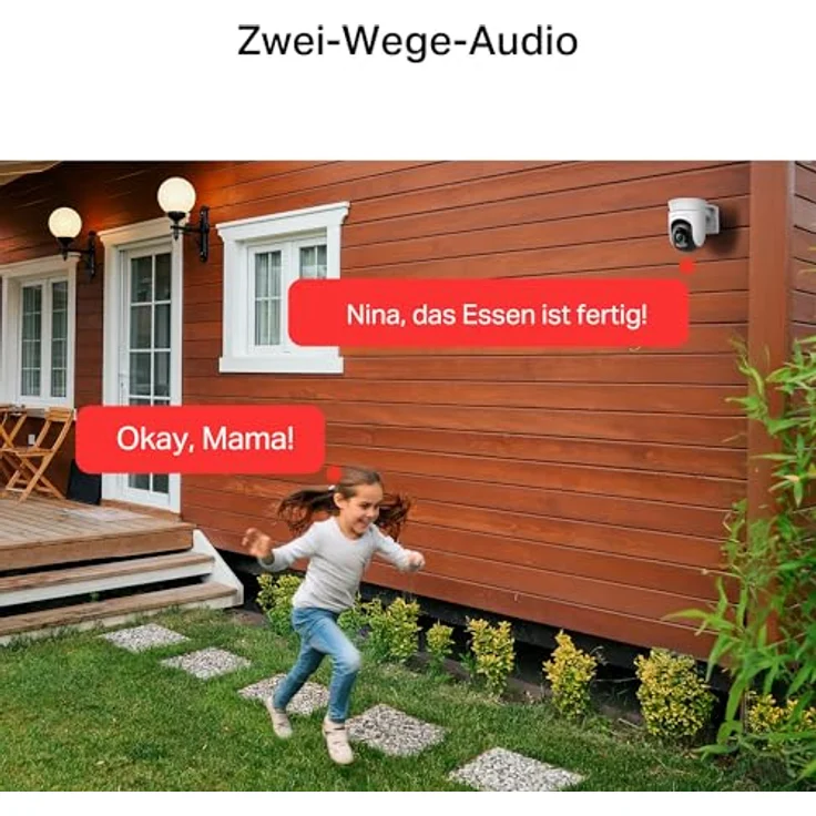 Mercusys IPCam MC500, Outdoor Pan/Tilt Netzwerkkamera mit 1080p Auflösung, Vollfarb-Nachtsicht, IP65 wetterfest, Weiss/Schwarz – Bild 7