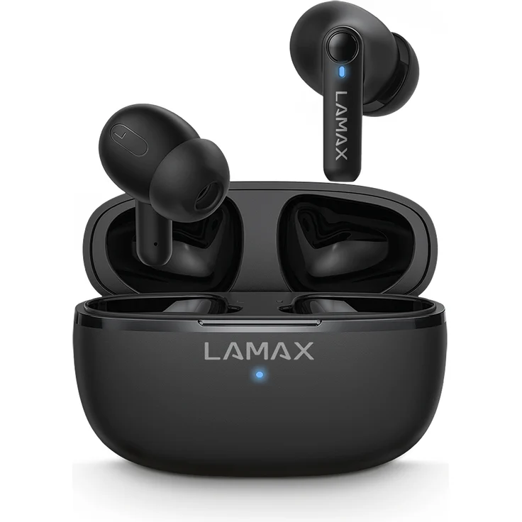 LAMAX Electronics Lamax Clips1 Play, Kabellose Kopfhörer mit Bluetooth 5.3, Schwarz